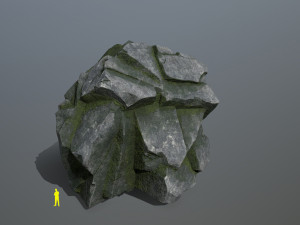 Cliff rocks 3D Model