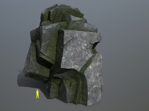 Cliff rocks 3D Model