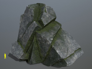 Cliff rocks 3D Model