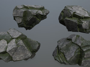 Cliff rocks 3D Model