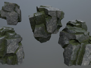 Cliff rocks 3D Model