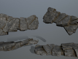Cliff rocks 3D Model