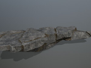 Cliff rocks 3D Model