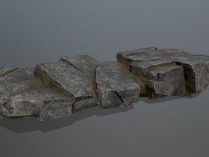 Cliff rocks 3D Model