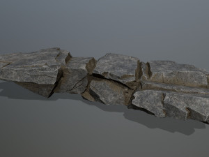 Cliff rocks 3D Model