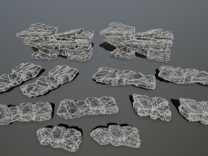 Cliff rocks 3D Model