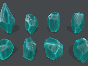 Crystal set 3D Model