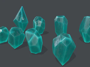 Crystal set 3D Model