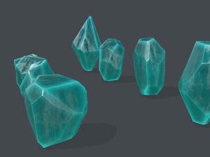 Crystal set Modelo 3D