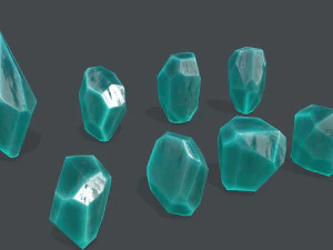 Crystal set 3D Model