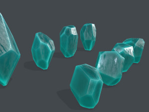 Crystal set Modelo 3D