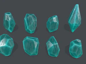 Crystal set 3D Model
