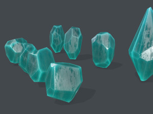 Crystal set Modelo 3D