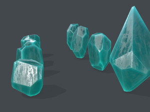Crystal set Modelo 3D