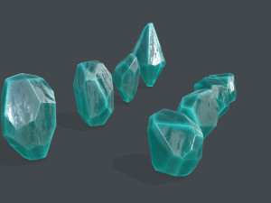Crystal set Modelo 3D