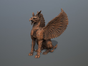 Statue Creature Modèle 3D