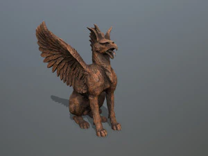 Statue Creature 3D Model