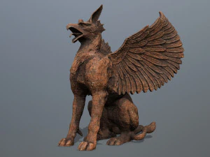 Statue Creature 3D Model