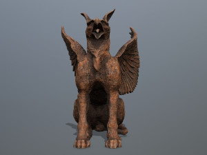 Statue Creature Modèle 3D