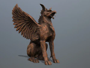Statue Creature 3D Model