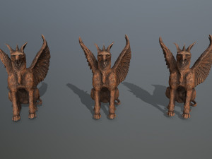 Statue Creature Modèle 3D