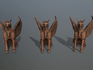 Statue Creature 3D Model