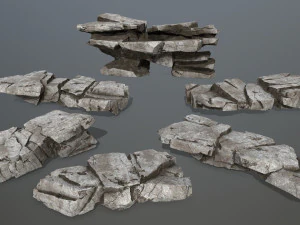 Klippenfelsen 3D Modell