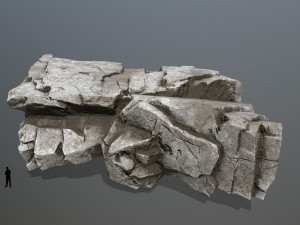 Cliff rocks 3D Model