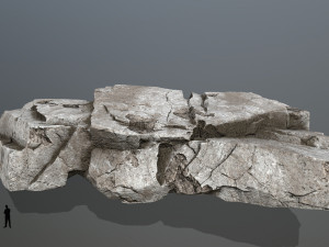 Cliff rocks 3D Model