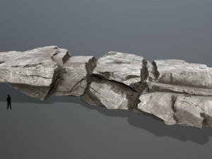 Cliff rocks 3D Model