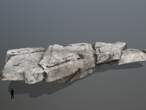 Cliff rocks 3D Model