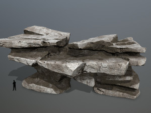 Cliff rocks 3D Model