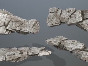 Cliff rocks 3D Model