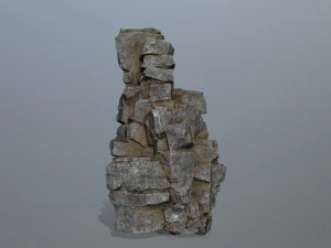 Cliff rocks 3D Model
