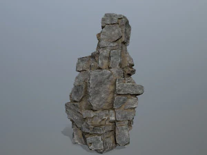 Cliff rocks 3D Model