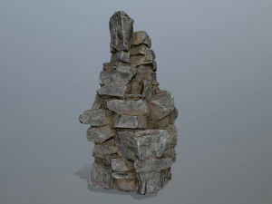 Cliff rocks 3D Model