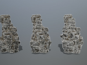 Cliff rocks Model 3D