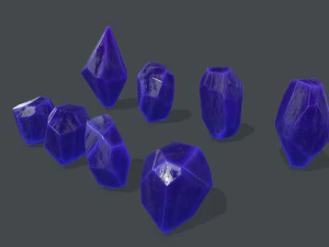 Crystal set 3D Model