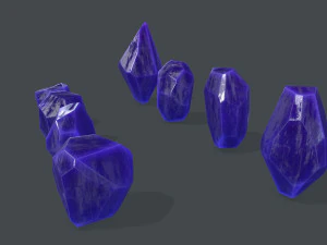 Crystal set 3D Model