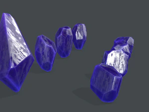 Crystal set 3D Model