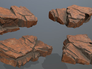 Desert rocks 3D Model