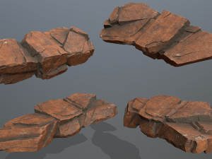 Desert rocks 3D Model