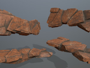 Desert rocks 3D Model