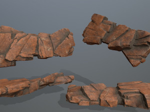 Desert rocks 3D Model