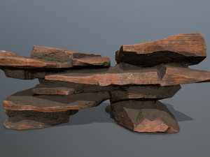 Desert rocks 3D Model