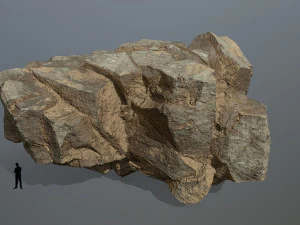 Desert rocks 3D Model
