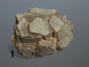 Desert rocks 3D Model