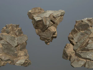 Desert rocks 3D Model
