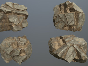 Desert rocks 3Dモデル