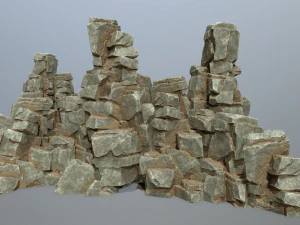 Desert rocks 3D Model
